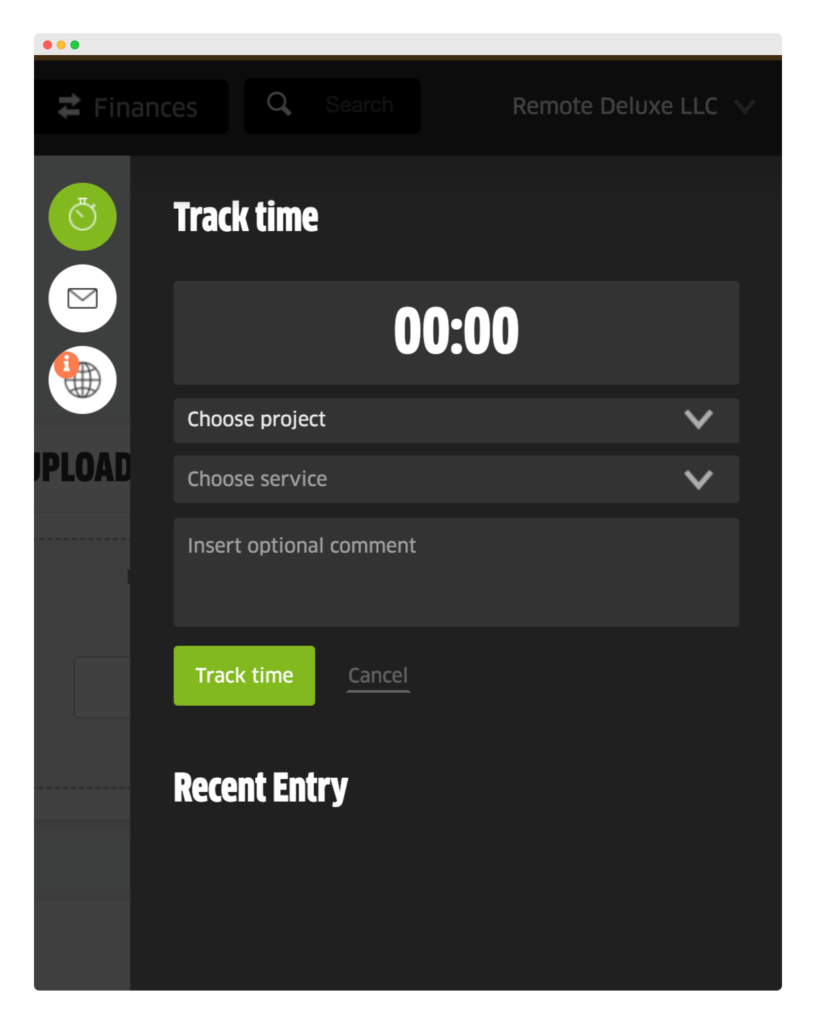 FastBills' Time Tracking